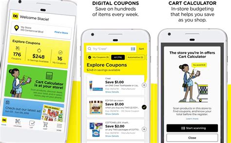 · myDG – More savings, coupons, product sneak peeks and more. . Download the dollar general app